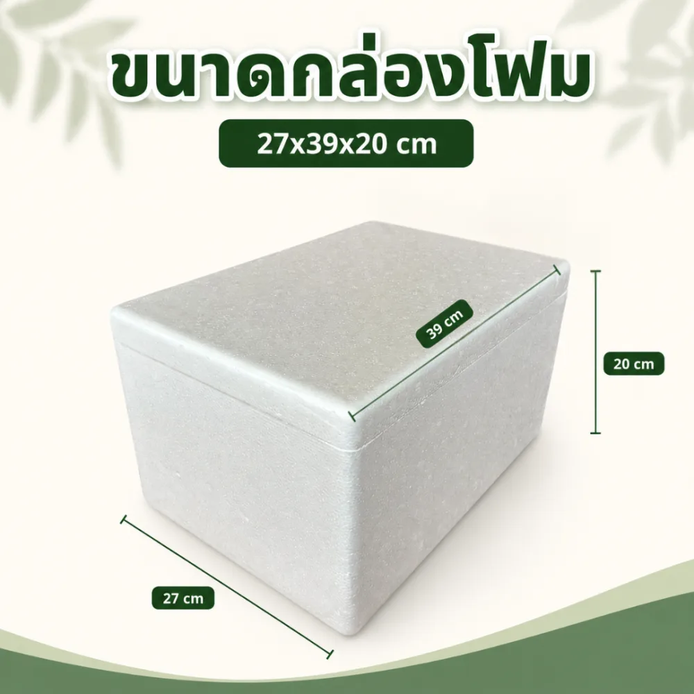 กล่องโฟม 5 กิโลกรัม (แบบ2) รายละเอียดที่ 1