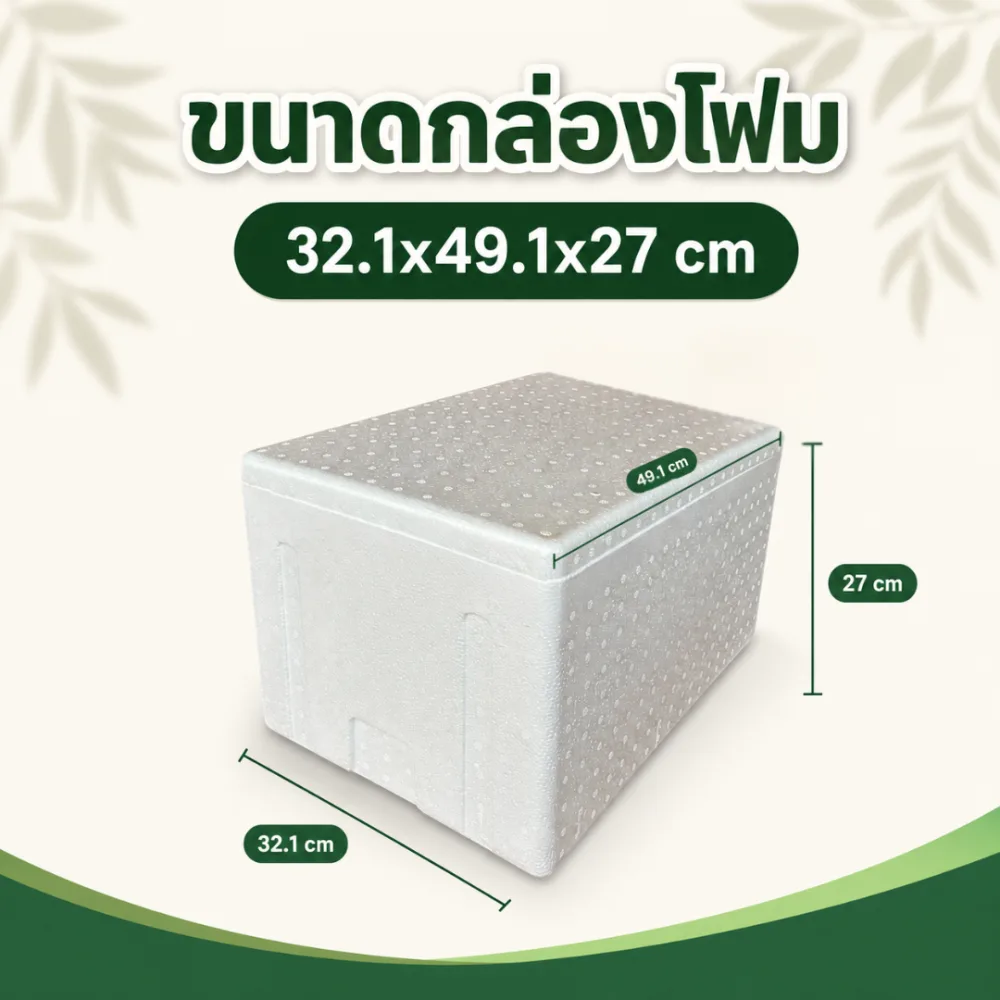 กล่องโฟม 9 กิโลกรัม รายละเอียดที่ 1