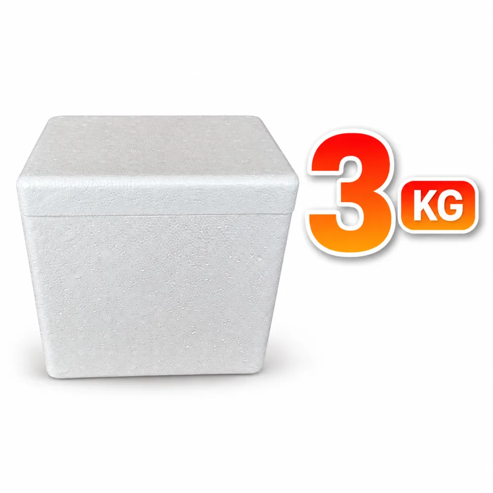 กล่องโฟม 3 กิโลกรัม (ทรงสูง)